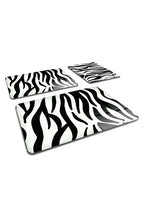 3'lü Takım Zebra Desen | Cam Kesme Tahtası - Cam Kesme Tablası