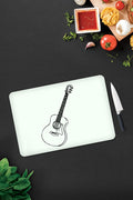 Gitar Desen | Cam Kesme Tahtası - Cam Kesme Tablası | 30cm X 40cm