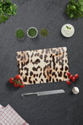 Leopar Desen | Cam Kesme Tahtası - Cam Kesme Tablası | 20cm X 30cm