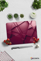 Asil Bordo | Cam Kesme Tahtası - Cam Kesme Tablası | 30 cm x 40 cm