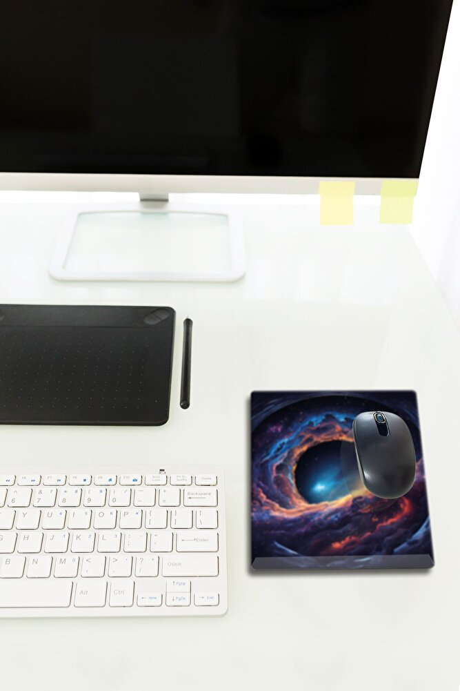 Cam Mouse Pad | Cam Masa Matı | Night Sky | Small | 18cm X 22cm
