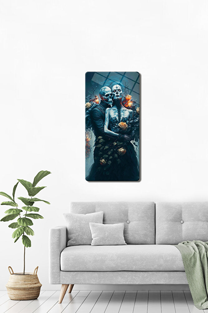 Cam Tablo | Modern Art Serisi | Immortal Love | 40cm x 80cm