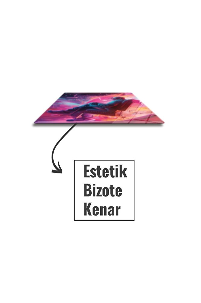 Cam Mouse Pad | Cam Masa Matı | Techno Boy |