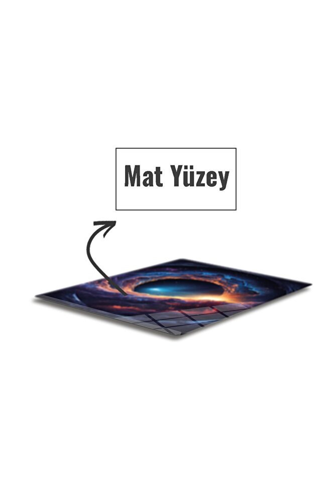 Cam Mouse Pad | Cam Masa Matı | Night Sky | Small | 18cm X 22cm