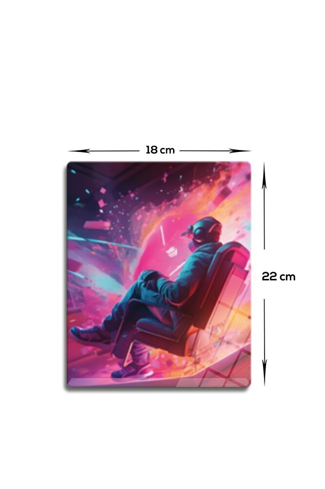 Cam Mouse Pad | Cam Masa Matı | Techno Boy |