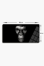 Cam Tablo | Modern Art Serisi | Dark Monkey | 40cm x 80cm