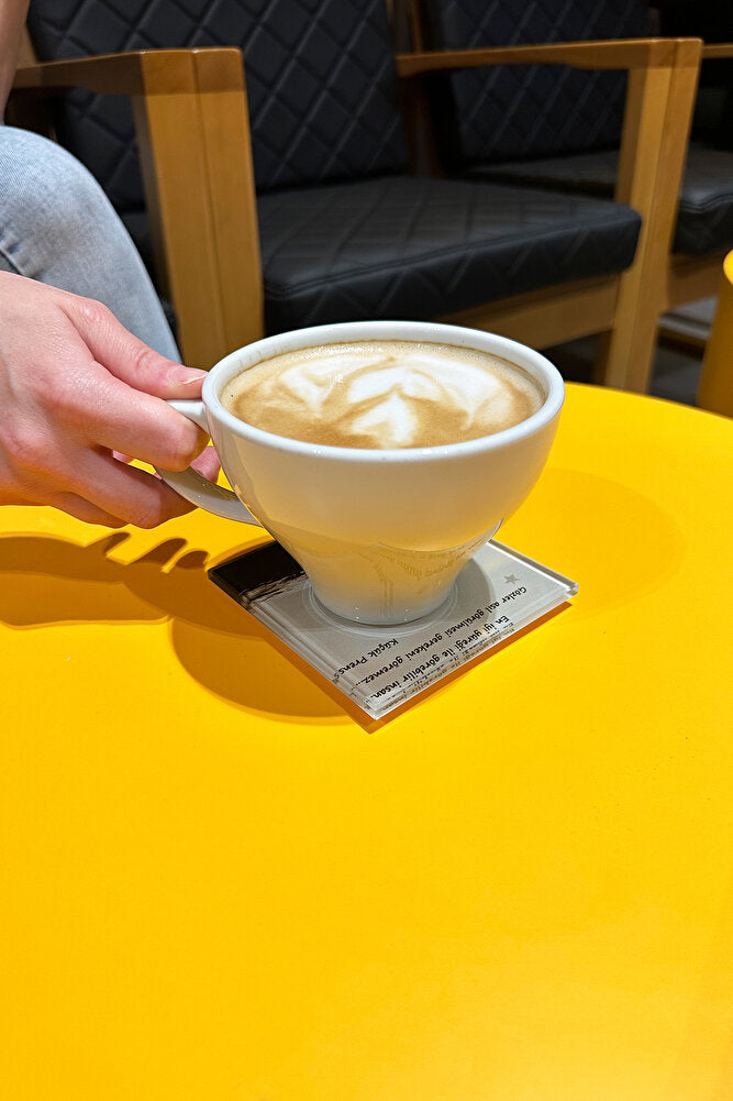 Cam Bardak Altlığı | Küçük Prens - Gözler | 4'lü Takım | 10cm x 10cm