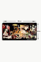 Cam Tablo | Klasik Tablo | Pablo Picasso | Guernica | Renkli | 40cm X 80cm