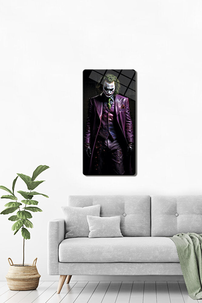 Cam Tablo | Modern Art Serisi | Dark Knight | 40cm x 80cm