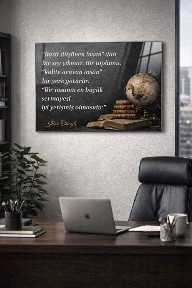 Cam Tablo | İlber ORTAYLI Özel Seri | Ortaylı'nın İzinde | 60cm x 40cm