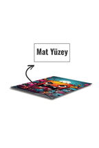 Cam Mouse Pad | Cam Masa Matı | Cute Monsters | Small | 18cm X 22cm