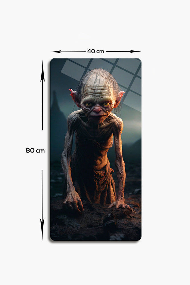 Cam Tablo | Modern Art Serisi | Gollum | 40cm x 80cm