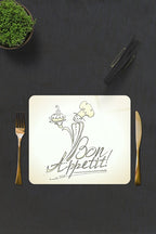 2'li Takım | Cam Tabak - Kahvaltı Tabağı - Pasta Tabağı | Bon Appetit -şef | 29cm X 34cm