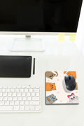 Cam Mouse Pad | Cam Masa Matı | Cat Mascot | Small | 18cm X 22cm