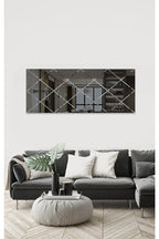 Ayna - Bronz Ayna - Baklava Desenli Ayna - 130cm X 50cm