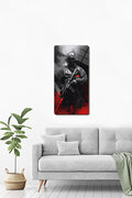 Cam Tablo | Modern Art Serisi | Hero - Türk Askeri | 40cm X 80cm