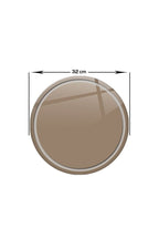 Kanallı Cam Kesme Tahtası - Cam Kesme Tablası | Bronz Cam | Çap32cm | Patentli Ürün