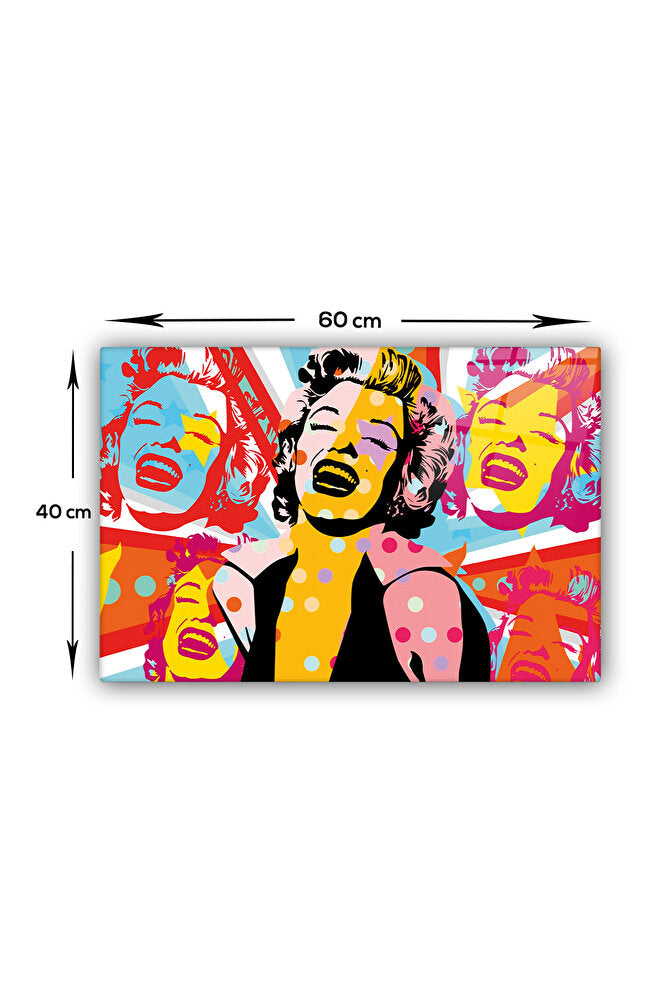 Cam Tablo | Popart Serisi | Marliyn Monroe |