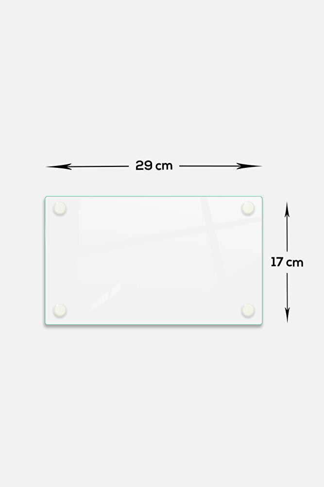 Cam Kesme Tahtası | Saydam | 17cm x 29cm