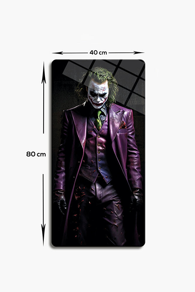 Cam Tablo | Modern Art Serisi | Dark Knight | 40cm x 80cm