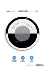 Cam Diyet Tabağı | Cam Sunum Tabağı | Yiyip Yatma | Çap25cm