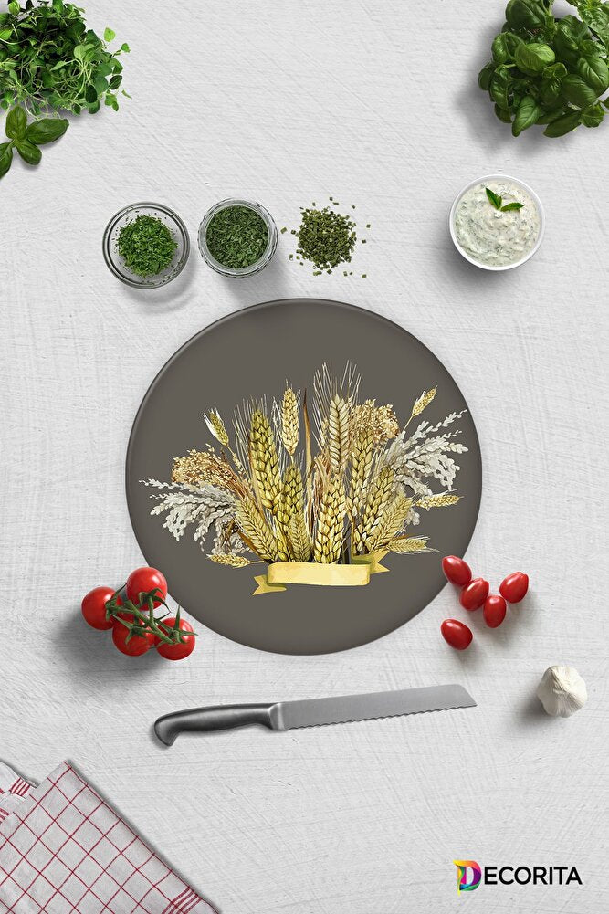 Buğday Demeti | Cam Kesme Tahtası - Cam Kesme Tablası | 30cm x 40cm