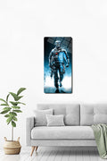 Cam Tablo | Modern Art Serisi | Ice Hero - Türk Askeri | 40cm X 80cm