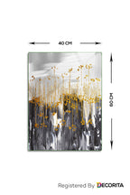 Cam Tablo | Romantik Seri | Altın Tomurcuk | 40cm x 60cm