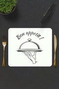 2'li Takım | Cam Tabak - Kahvaltı Tabağı - Pasta Tabağı | Bon Appetit -servis | 29cm X 34cm