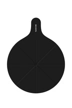 Pizza Saplı Kesim Kanallı Sunum Camı | Füme Cam | 36cm x 47cm