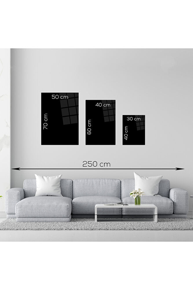 Cam Tablo | Koşan Atlar | 50cm x 70cm