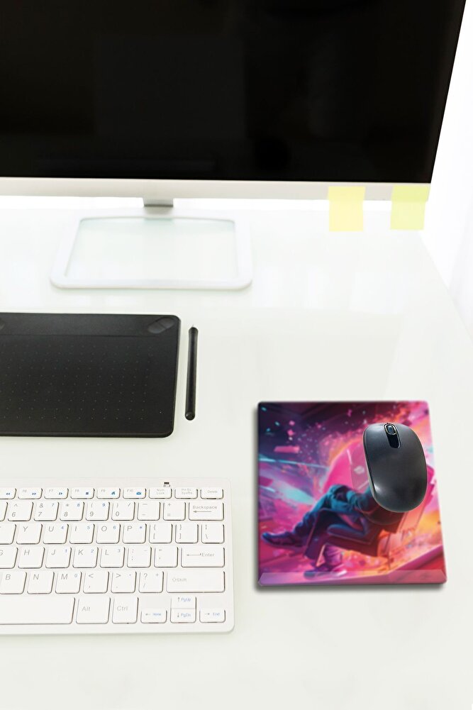 Cam Mouse Pad | Cam Masa Matı | Techno Boy |
