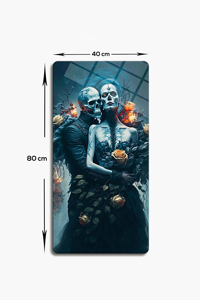 Cam Tablo | Modern Art Serisi | Immortal Love | 40cm x 80cm