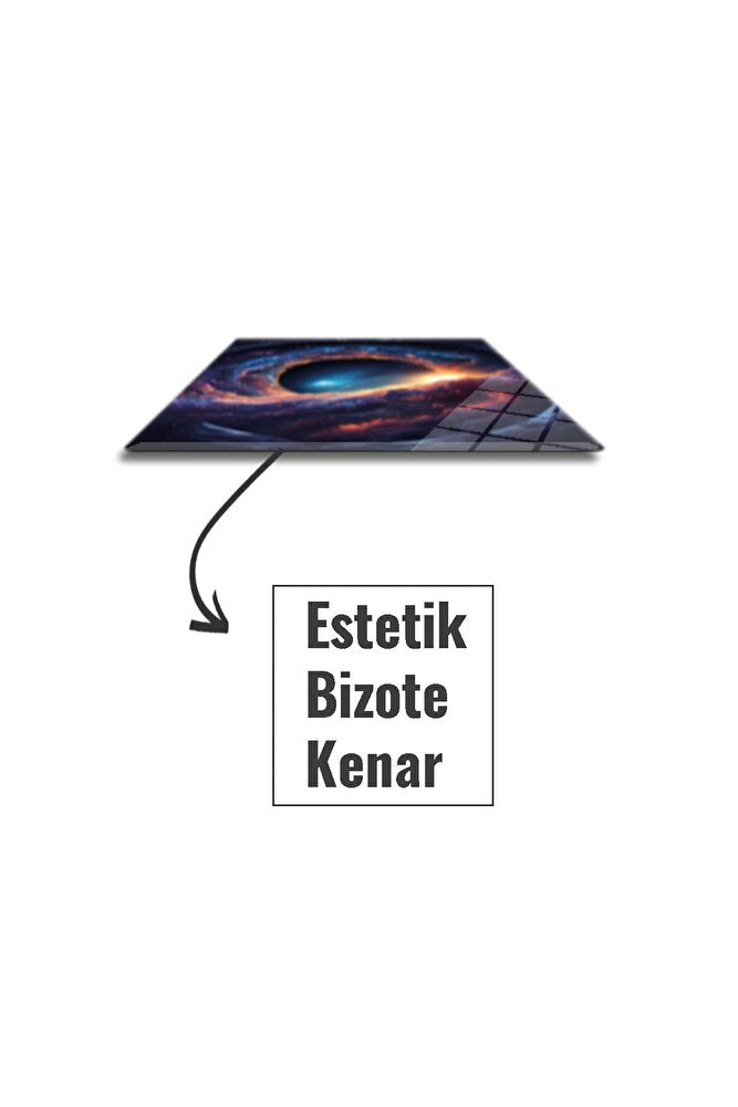 Cam Mouse Pad | Cam Masa Matı | Night Sky | Small | 18cm X 22cm
