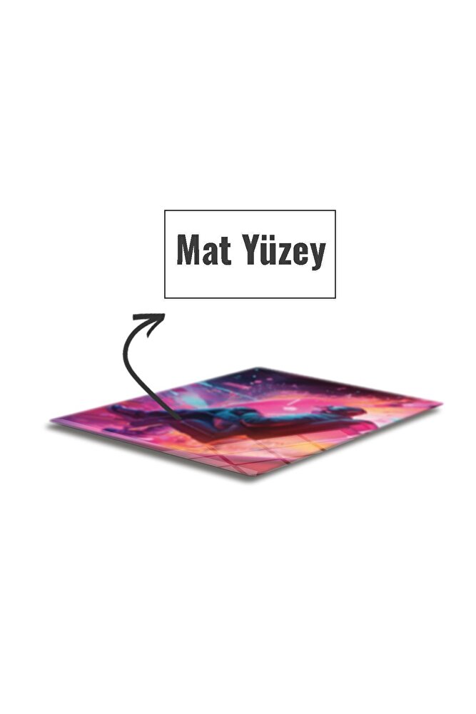 Cam Mouse Pad | Cam Masa Matı | Techno Boy |
