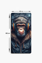 Cam Tablo | Modern Art Serisi | Angry Monkey | 40cm x 80cm