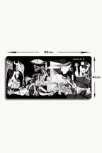 Cam Tablo | Klasik Tablo | Pablo Picasso | Guernica | Renkli | 40cm X 80cm