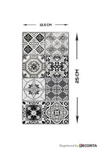 Dekor Camı | Karakalem Çizim | 10'lu Takım | 12,5cm x 25cm