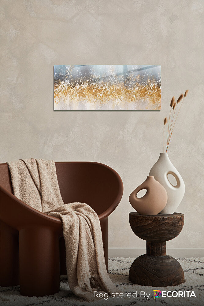 Cam Tablo | Romantik Seri | Buğday Tarlası | 60cm x 20cm