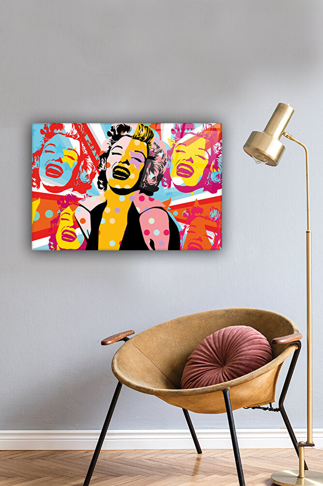 Cam Tablo | Popart Serisi | Marliyn Monroe |