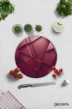 Asil Bordo | Cam Kesme Tahtası - Cam Kesme Tablası | 30 cm x 40 cm