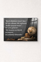 Cam Tablo | İlber ORTAYLI Özel Seri | Ortaylı'nın İzinde | 60cm x 40cm