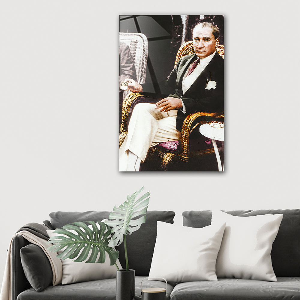 Cam Tablo | Atatürk Serisi | 8 | 40cm x 60cm