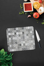 Karakalem Çizim | Cam Kesme Tahtası - Cam Kesme Tablası | 20cm X 30cm