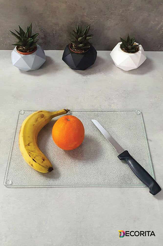 Cam Kesme Tahtası - Cam Kesme Tablası | Buzlu Cam | 20cm X 30cm