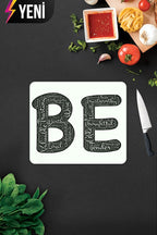 Being Temalı | Cam Kesme Tahtası - Cam Kesme Tablası | 29cm x 34cm