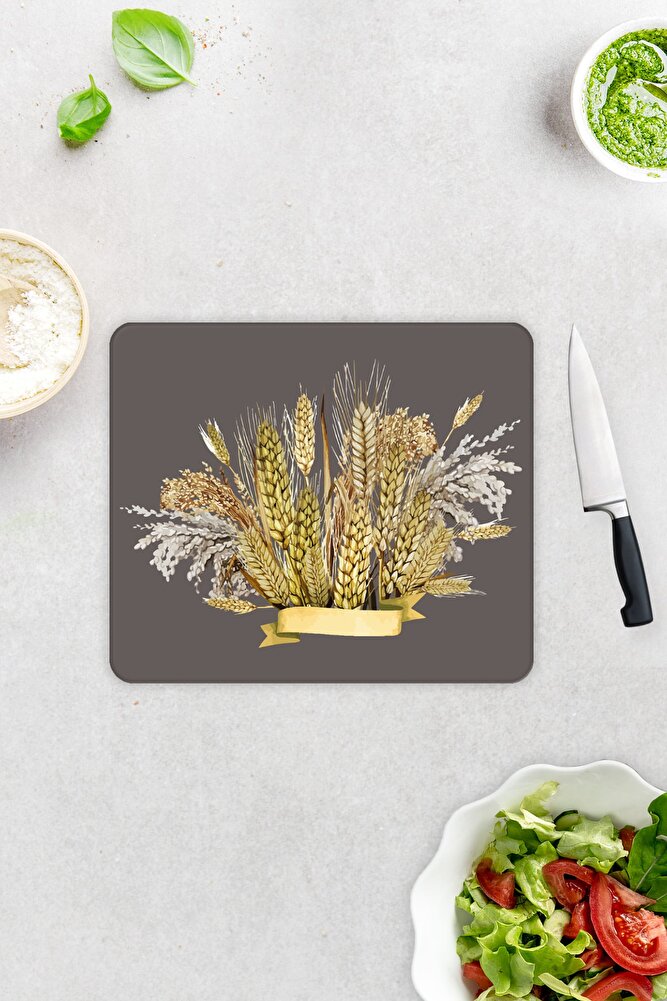 Buğday Demeti | Cam Kesme Tahtası - Cam Kesme Tablası | 30cm x 40cm
