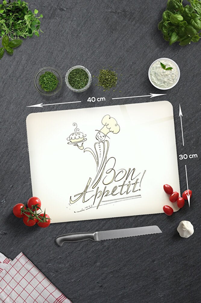 Cam Kesme Tahtası - Cam Kesme Tablası | Bon Appetit - Şef | 20cm X 30cm