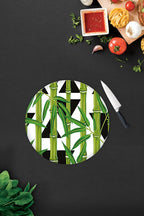 Bamboo Desen | Cam Kesme Tahtası - Cam Kesme Tablası | Çap32 Cm