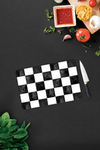 Damalı Desen | Cam Kesme Tahtası - Cam Kesme Tablası | 20cm X 30cm